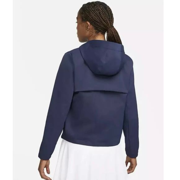 NWT Nike Women's Repel Obsidian Golf Jacket Black Blue Long Sleeve Size M - Picture 2 of 9